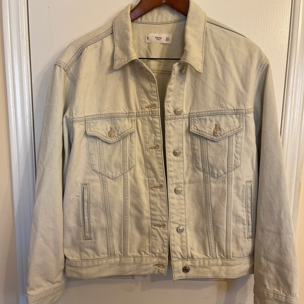 Oversized Mango denim jacket